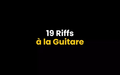 19 Riffs de Guitare ULTRA facile à jouer en tant que débutant