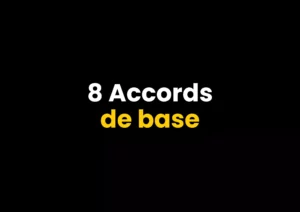 8 accords de base guitare