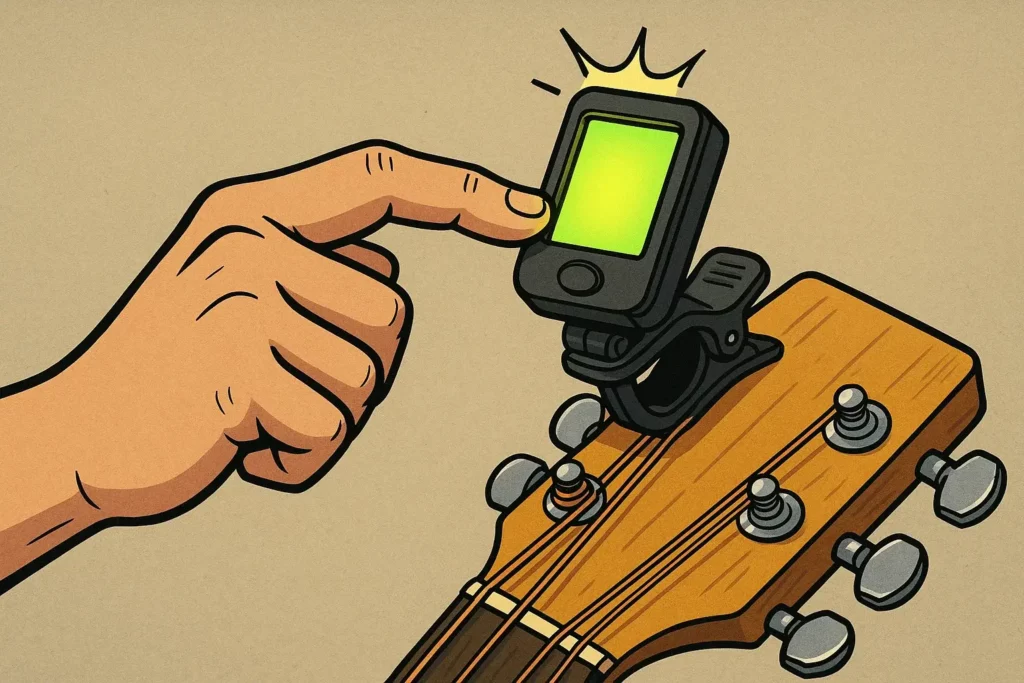 accordeur de guitare