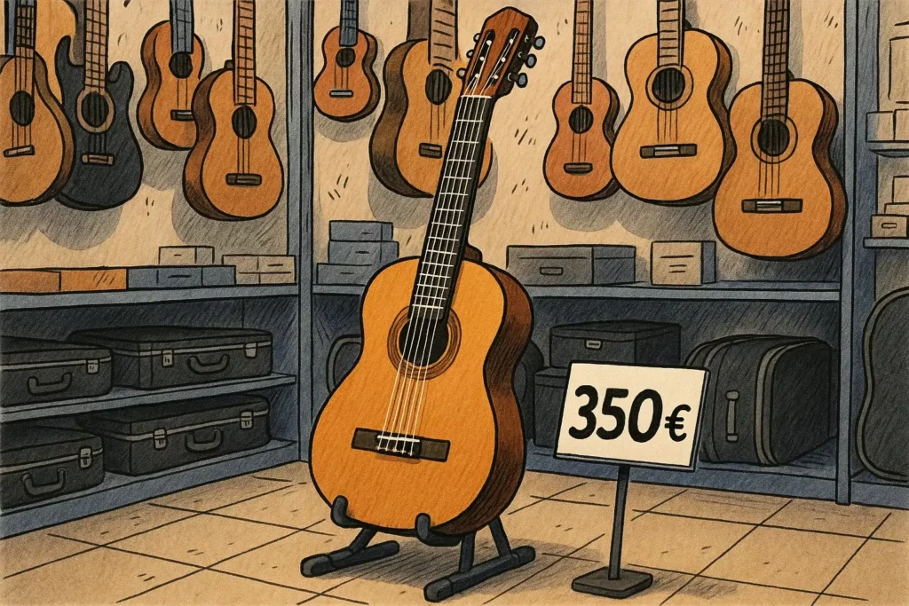 guitare moyen de gamme