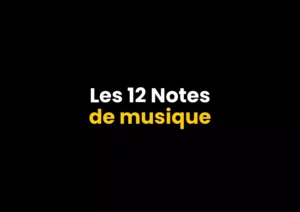les 12 notes de musique