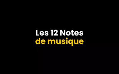 Les 12 notes de musique à la guitare