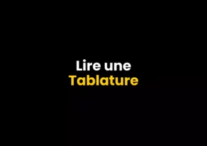 lire une tablature