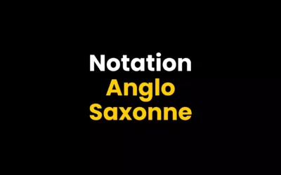 La notation anglo-saxonne en musique