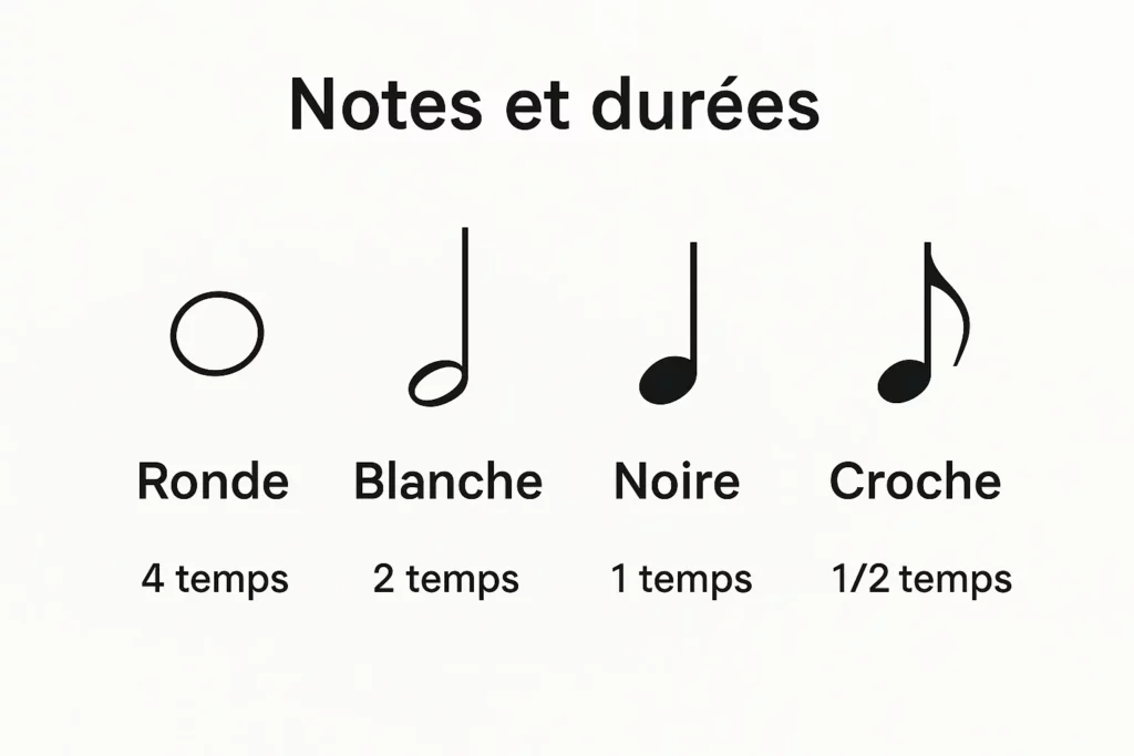 notes de musique solfege